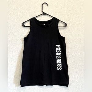 Girls Runway black muscle tank, size L